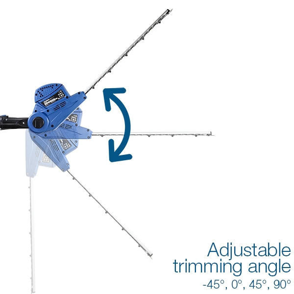 Hyundai 550W 450mm Long Reach Corded Electric Pole Hedge Trimmer/Pruner | HYPHT550E Hyundai