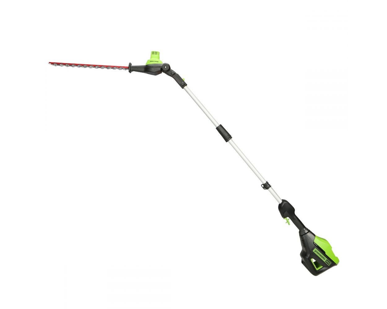 60V 20" Cordless Battery Pole Hedge Trimmer & 610 CFM Leaf Blower Combo Kit w/ 2.0Ah & 2.5Ah Battery & (2) Chargers greenworkstools