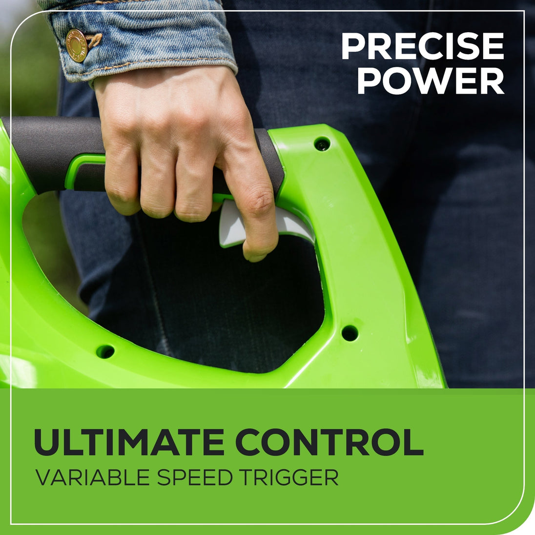 OPEN BOX 24V Cordless 330 CFM Axial Blower: 2.0 Ah Battery and Charger greenworkstools