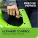 OPEN BOX 24V Cordless 330 CFM Axial Blower: 2.0 Ah Battery and Charger greenworkstools
