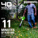 40V 21" Cordless Battery Self-Propelled Mower 3pc Combo Kit: 5.0 Ah Battery and Charger greenworkstools