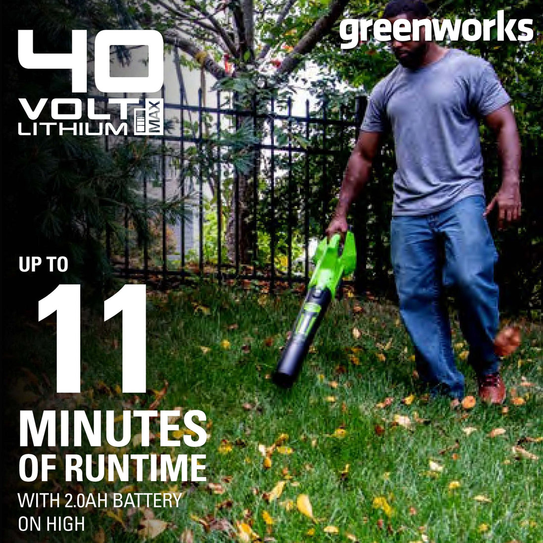40V 20" Cordless Battery Push Mower 3pc Combo Kit: 4.0 Ah Battery and Charger greenworkstools