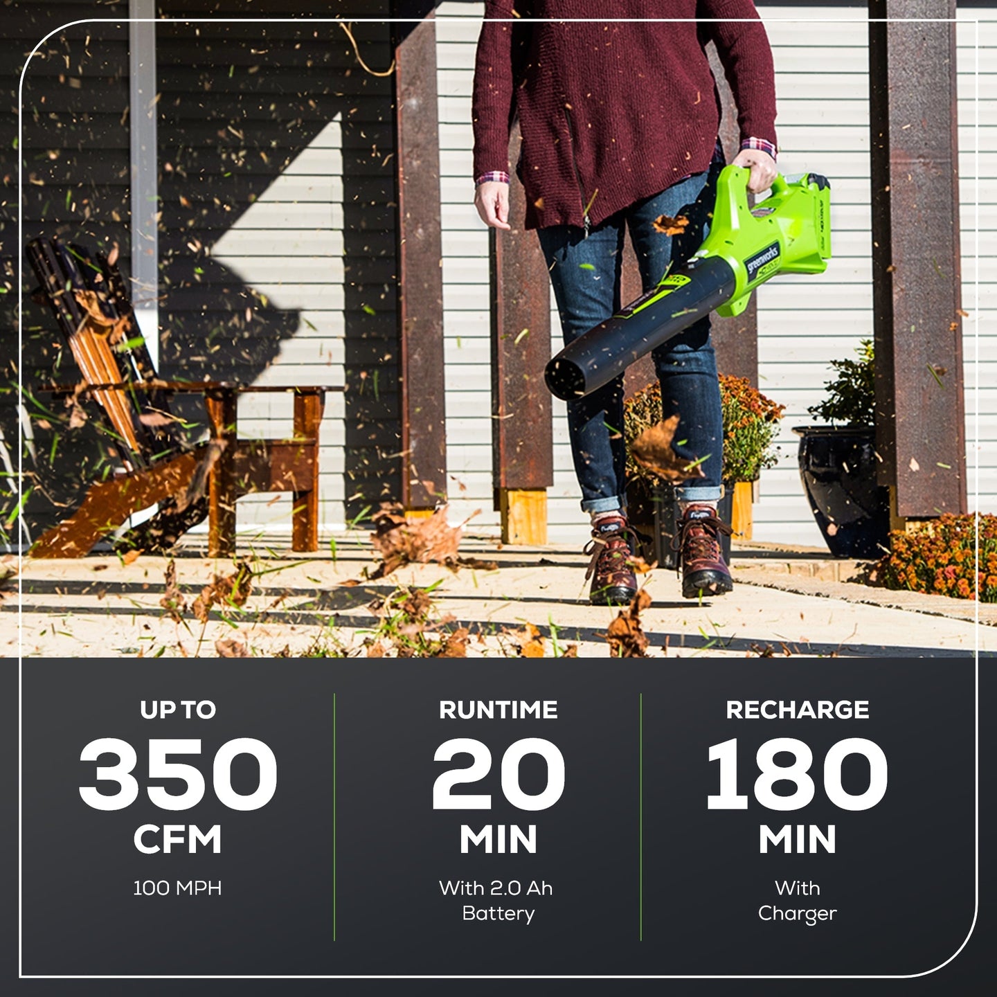 40V 15" Cordless Battery String Trimmer/Blower Combo Kit: 2.5 Ah Battery and Charger greenworkstools