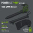 48V (24V x 2) 520 CFM Cordless Battery BL Leaf Blower/Vacuum: (2) 4.0 Ah Battery and Dual-Port Charger greenworkstools