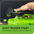 48V (24V x 2) 520 CFM Cordless Battery BL Leaf Blower/Vacuum: (2) 4.0 Ah Battery and Dual-Port Charger greenworkstools