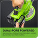 48V (24V x 2) 520 CFM Cordless Battery BL Leaf Blower/Vacuum: (2) 4.0 Ah Battery and Dual-Port Charger greenworkstools