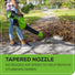 48V (24V x 2) 585 CFM Cordless Battery Leaf Blower w/ (2) 4.0 Ah USB Batteries & Dual Port Charger greenworkstools