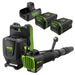 80V 690 CFM Cordless Battery Dual-Port Backpack Blower: (2) 4.0 Ah Batteries and Dual-Port Rapid Charger greenworkstools