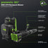 80V 690 CFM Cordless Battery Dual-Port Backpack Blower: (2) 4.0 Ah Batteries and Dual-Port Rapid Charger greenworkstools