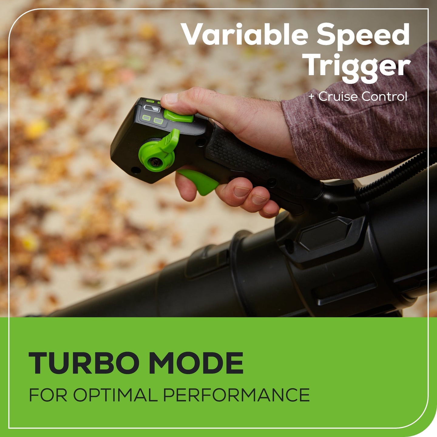 80V 690 CFM Cordless Battery Dual-Port Backpack Blower: (2) 4.0 Ah Batteries and Dual-Port Rapid Charger greenworkstools