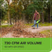 40V 730 CFM Cordless Battery Leaf Blower: 5.0 Ah Battery and 5A Charger greenworkstools