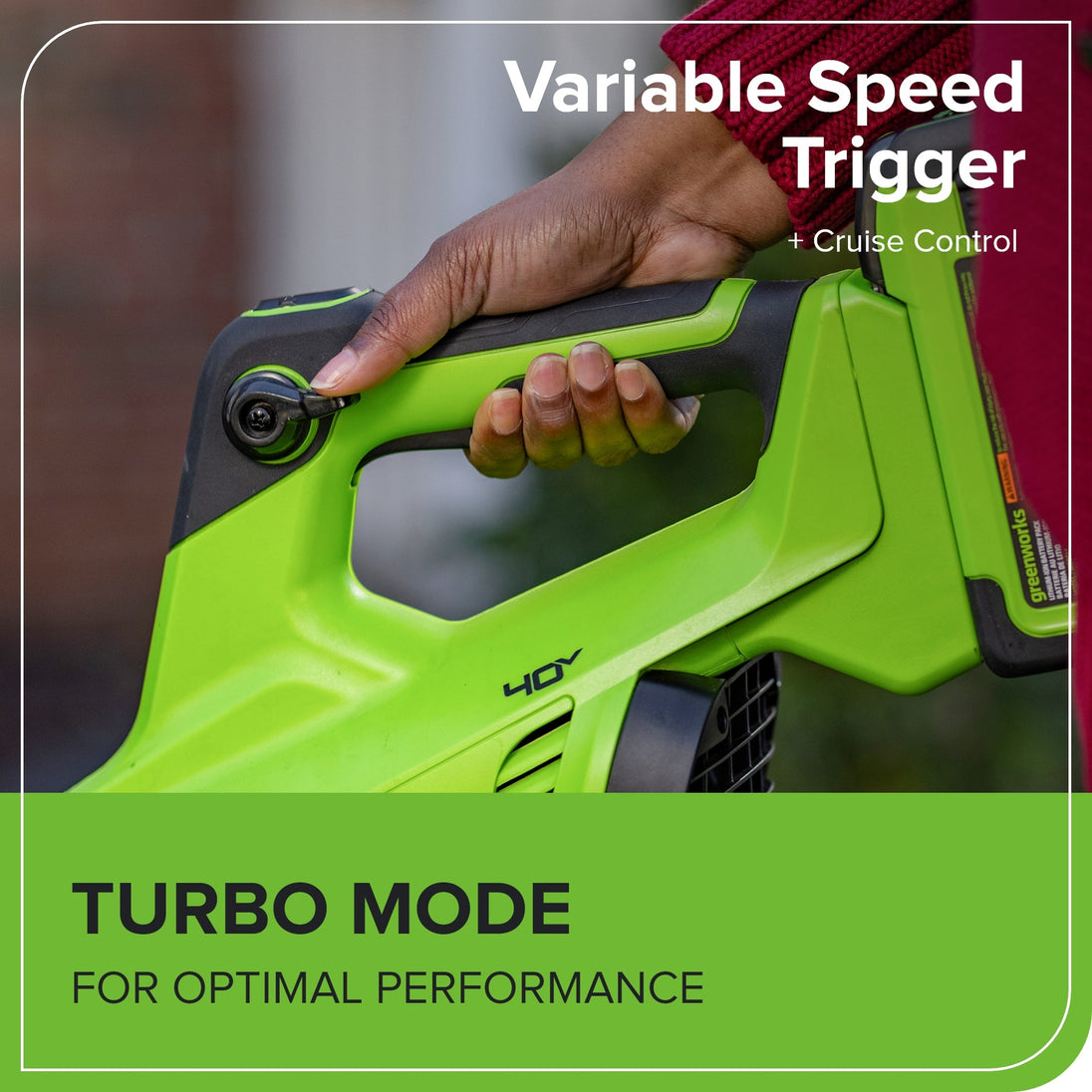 40V Gen 2.5 700 CFM Cordless Battery Brushless Leaf Blower, 8.0 Ah Battery and Charger greenworkstools