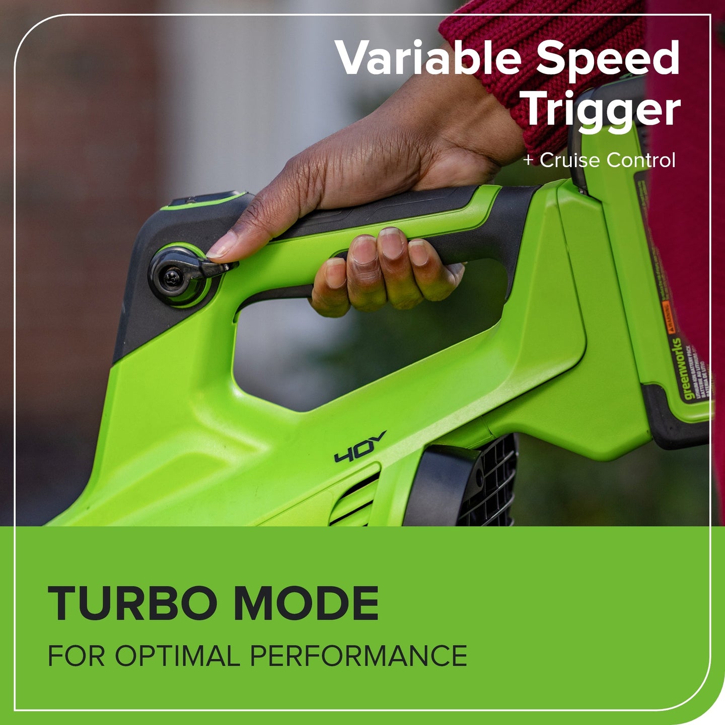 40V Gen 2.5 700 CFM Cordless Battery Brushless Leaf Blower, 8.0 Ah Battery and Charger greenworkstools