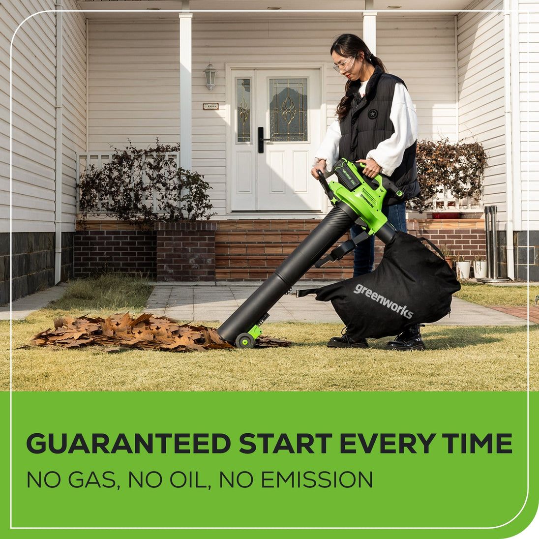 40V 505 CFM Cordless Battery BL Leaf Blower/Vacuum (Tool Only) greenworkstools