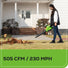 40V 505 CFM Cordless Battery BL Leaf Blower/Vacuum (Tool Only) greenworkstools