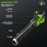 60V 660 CFM Cordless Battery Brushless Leaf Blower: 2.5 Ah Battery and Charger greenworkstools