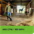 60V 660 CFM Cordless Battery Brushless Leaf Blower: 2.5 Ah Battery and Charger greenworkstools