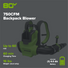 80V 750CFM Cordless Battery Single Port Backpack Blower, 4Ah Battery and Charger Greenworks