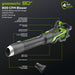 80V 800CFM Cordless Battery Leaf Blower, 4Ah Battery and Charger Greenworks