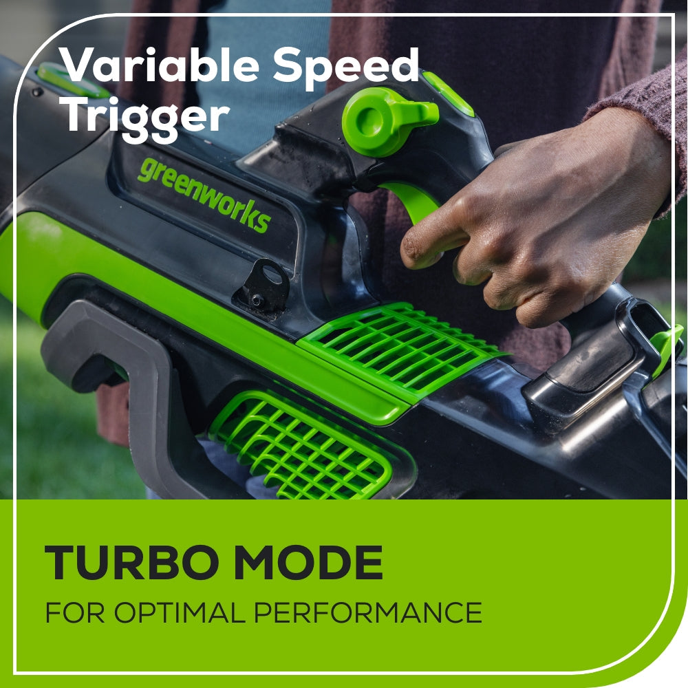 80V 800CFM Cordless Battery Leaf Blower, 4Ah Battery and Charger Greenworks