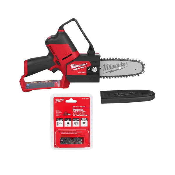 M12 FUEL HATCHET 6" Pruning Saw (Tool-Only) and 6" Saw Chain Kit Milwaukee