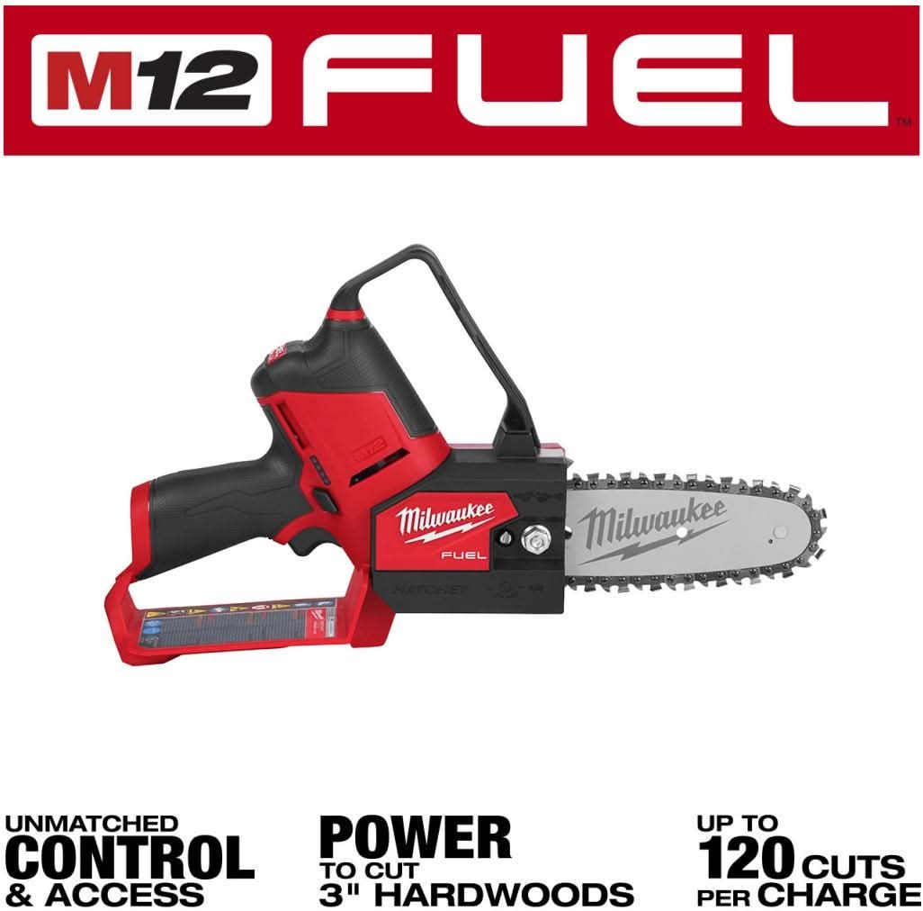 M12 FUEL HATCHET 6" Pruning Saw (Tool-Only) and 6" Saw Chain Kit Milwaukee