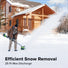 40V 12" Cordless Battery LED Snow Shovel: 4.0 Ah Battery and Charger greenworkstools
