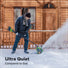 40V 12" Cordless Battery LED Snow Shovel: 4.0 Ah Battery and Charger greenworkstools