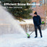 80V 12" Cordless Battery LED Snow Shovel: 4.0 Ah Battery and 6A Charger greenworkstools
