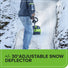 80V 12" Cordless Battery LED Snow Shovel, Directional Vanes (Tool Only) greenworkstools