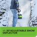 80V 12" Cordless Battery LED Snow Shovel, Directional Vanes (Tool Only) greenworkstools