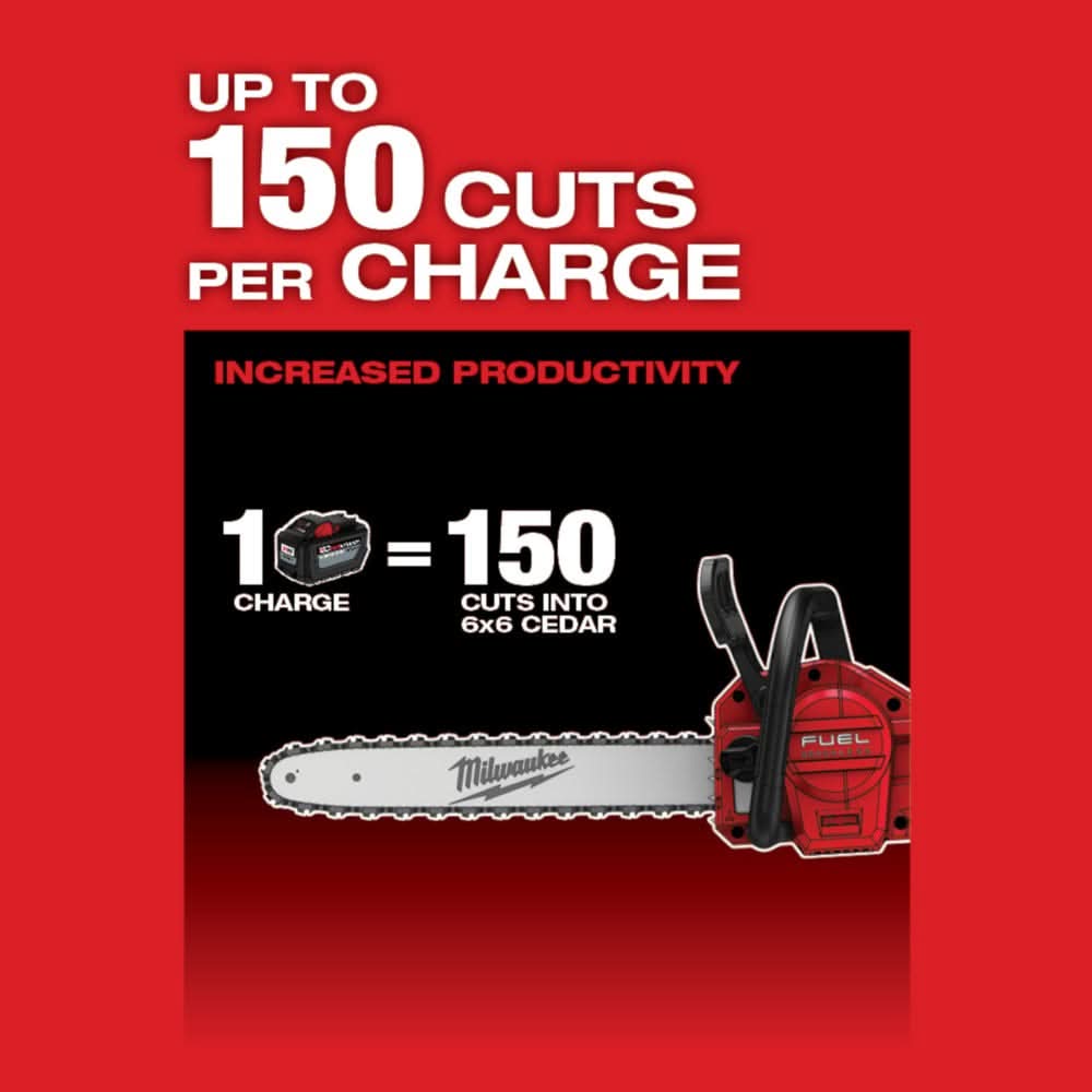 Milwaukee 2727-21HD M18 FUEL 16-Inch Chainsaw 12.0Ah HD Kit Milwaukee