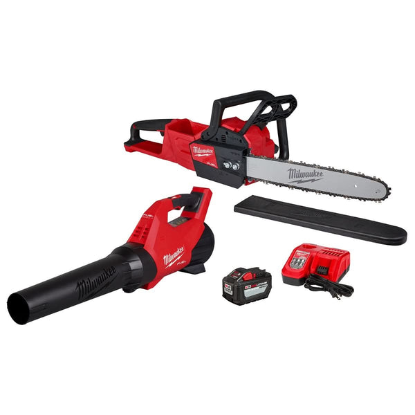 Milwaukee 2727-21HDB M18 FUEL Brushless 16 in. Chainsaw & Blower 12.0Ah Kit Milwaukee