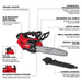 Milwaukee 2826-21T M18 FUEL 14" Top Handle Chainsaw Kit Milwaukee