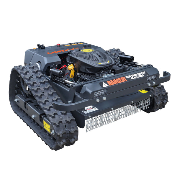 Farmry RM20 Remote-Controlled Tracked Slope Mower — 20.9″ Cut, 35° Slope, 6.1 HP (EPA) Farmry