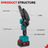 NewBeny Cordless 6" Chainsaw & 25mm Pruning Shears & 2m Telescoping Pole Combo Kit [2 batteries and a charger included] NEWBENY