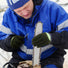 COOLJOB Think Green Thick Fleece Lined Winter Thermal Warm Freezer Work Gloves, Non-Slip Grip COOLJOB
