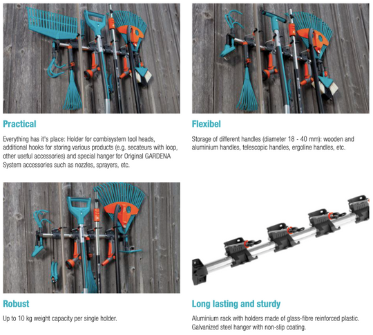 Gardena Tool Rack 3501-20 Gardena