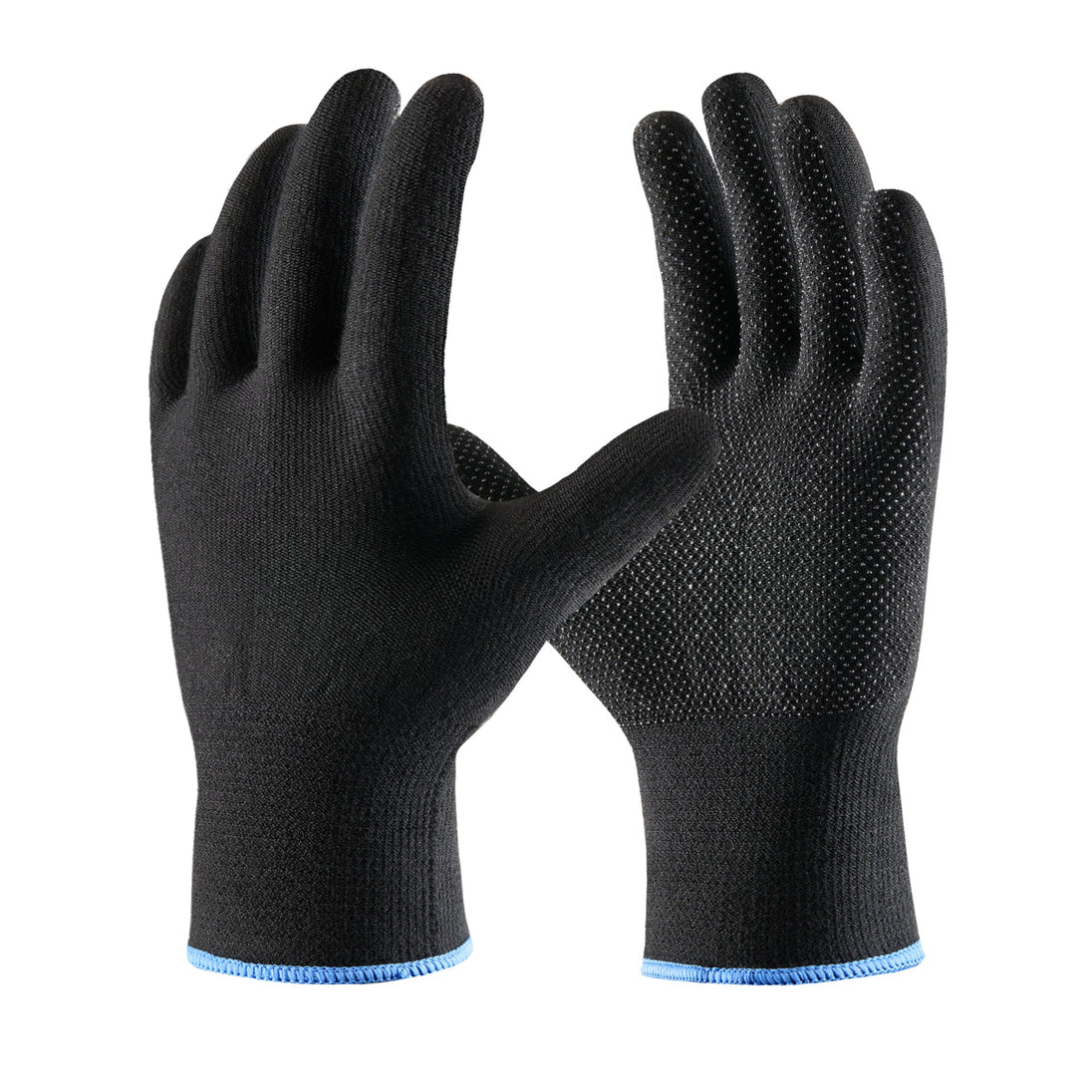 COOLJOB 12/60 Pairs Cotton Work Gloves with Non-Slip Grip Dots, Breathable Lightweight Gloves for Construction Gardening COOLJOB