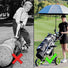 3 Wheel Foldable Golf Push Cart 2simpleagency