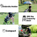 3 Wheel Foldable Golf Push Cart 2simpleagency