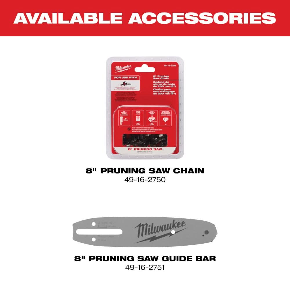 Milwaukee 3004-20 M18 FUEL HATCHET 8" Pruning Saw, Tool Only Milwaukee