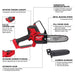 Milwaukee 3004-20 M18 FUEL HATCHET 8" Pruning Saw, Tool Only Milwaukee