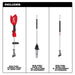 Milwaukee 3016-20PS M18 FUEL QUIK-LOK Power Head w/ Pole Saw Attachment Milwaukee