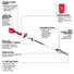 Milwaukee 3016-20PS M18 FUEL QUIK-LOK Power Head w/ Pole Saw Attachment Milwaukee