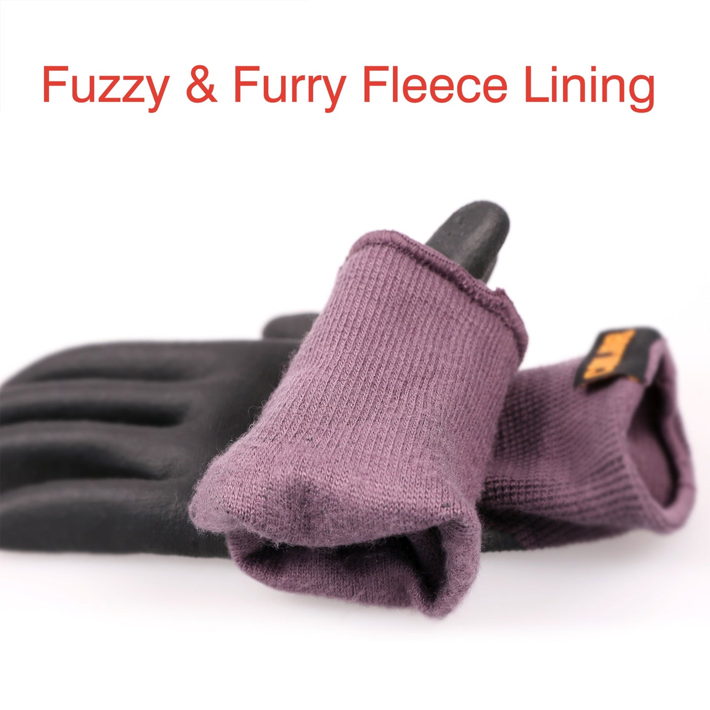 COOLJOB Winter Work Gloves with Anti-slip Grip, Touchscreen Microfoam Nitrile Dipped COOLJOB
