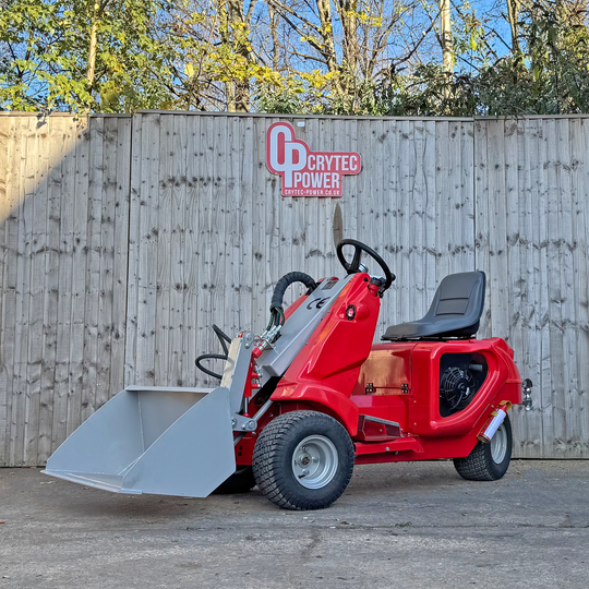 Crytec 3 Wheeled Mini Loader With Petrol Engine Crytec