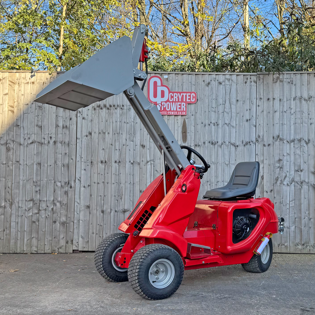 Crytec 3 Wheeled Mini Loader With Petrol Engine Crytec