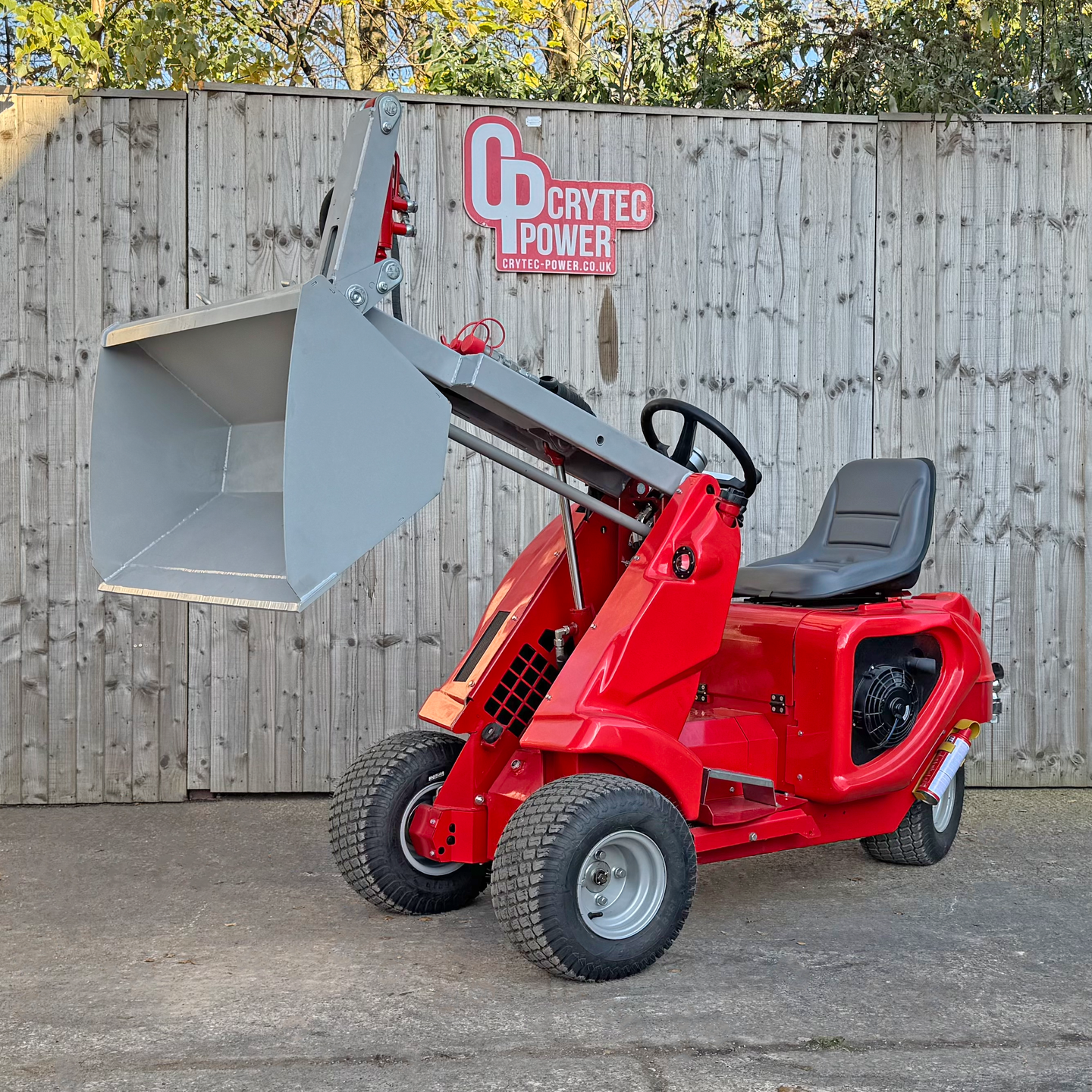 Crytec 3 Wheeled Mini Loader With Petrol Engine Crytec