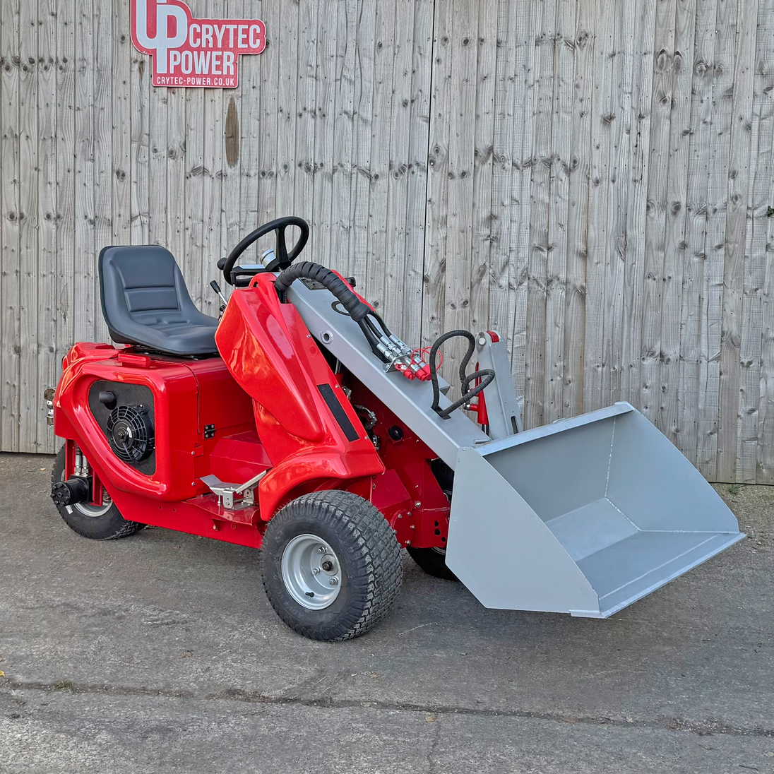 Crytec 3 Wheeled Mini Loader With Petrol Engine Crytec